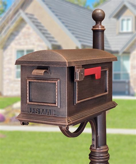 costum metal mail boxs|large metal mailboxes residential.